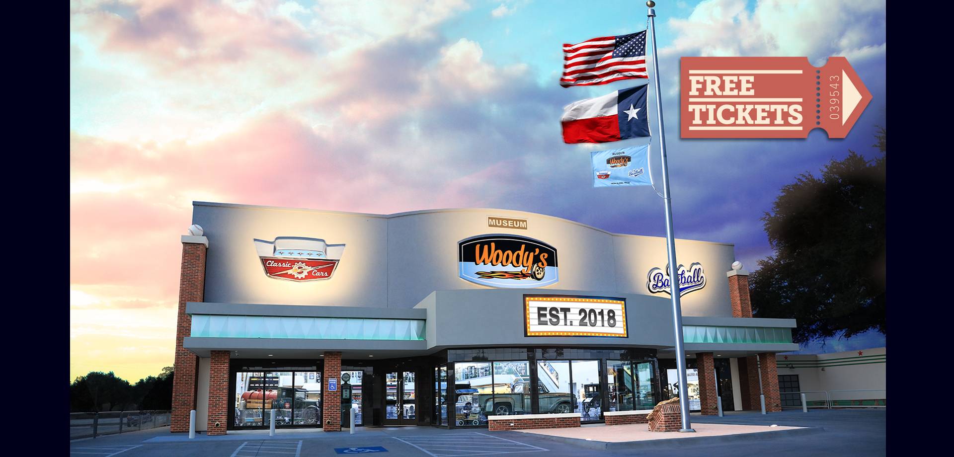 22,000 sq ft of great american classic cars and timeless baseball moments